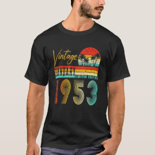 Camiseta Happy 69th Birthday Vintage January 1953 69 Years
