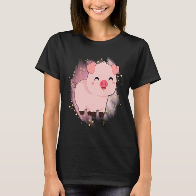 Camiseta Happy Baby Piggy National Pig Day (Anverso)