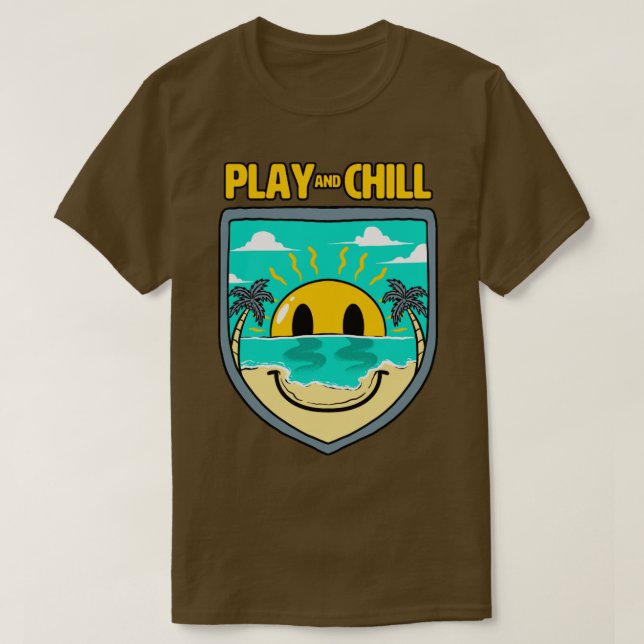 Camiseta happy badge (Diseño del anverso)
