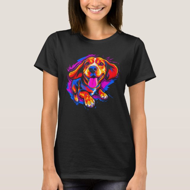Camiseta Happy Beagle Dog (Anverso)