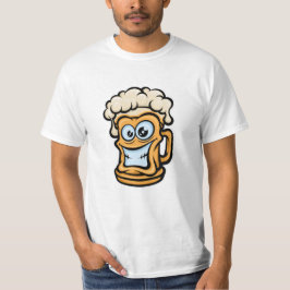 Camiseta Happy Beer Mug, Personalizado Style