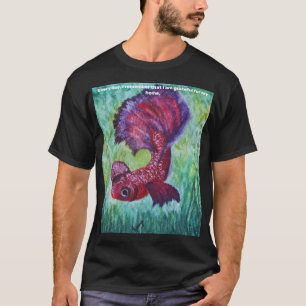 Camiseta Happy betta fish enjoying his home