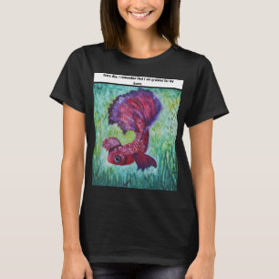 Camiseta Happy betta fish enjoying his home