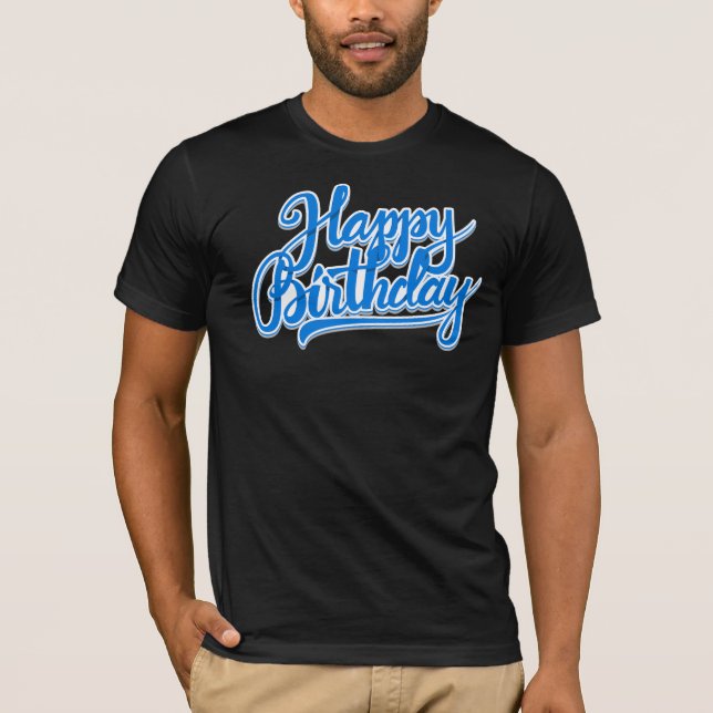 Camiseta Happy birthday (Anverso)