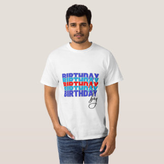 Camiseta Happy birthday boy. Celebrating your birthday...