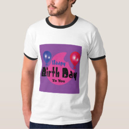 Camiseta Happy Birthday – Colorful Celebration Party Design