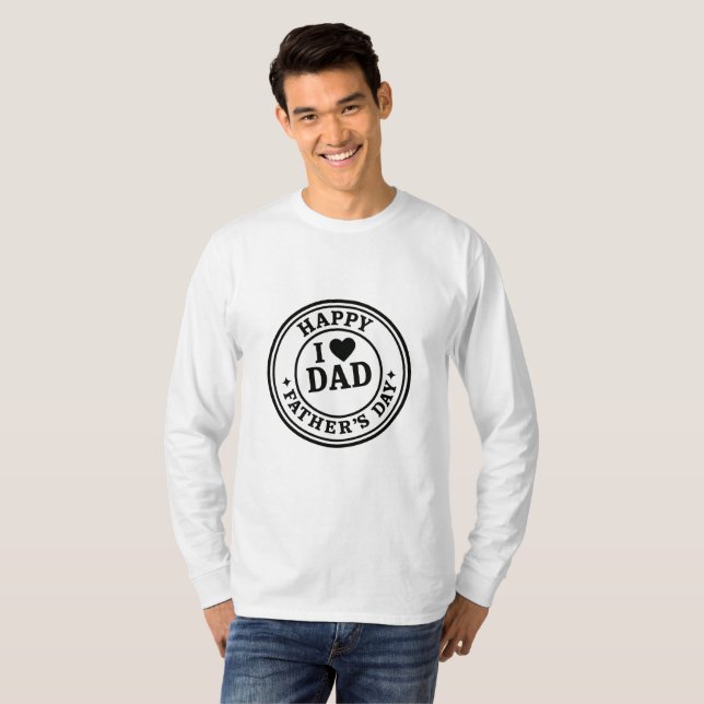 Camiseta Happy Birthday Father's day (Anverso completo)