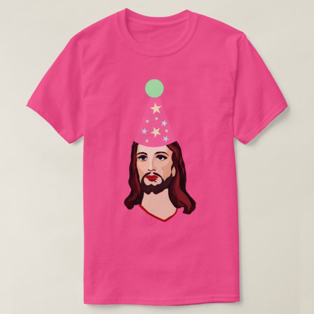 Camiseta Happy Birthday Jesus Funny Christmas  (Diseño del anverso)