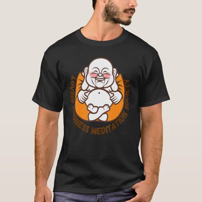 Camiseta Happy Buddha Loving Kindness Metta Blessing Prayer (Anverso)
