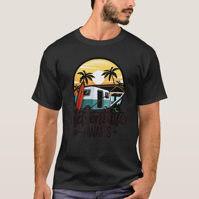 Camiseta Happy Camper Adventure (Anverso)