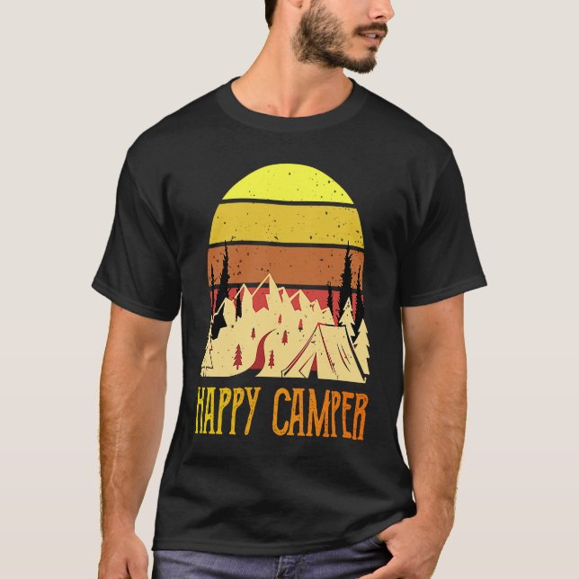 Camiseta Happy Camper  Camping (Anverso)