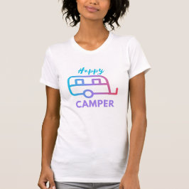Camiseta Happy Camper Pull Behind Adventure