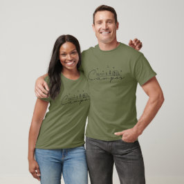 Camiseta Happy Camper Silhouette