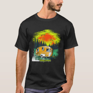 Camiseta Happy Camper Sunset Forest