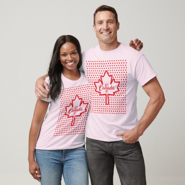 Camiseta Happy Canada Day Maple Leaf Graphic Tee (Unisexo)