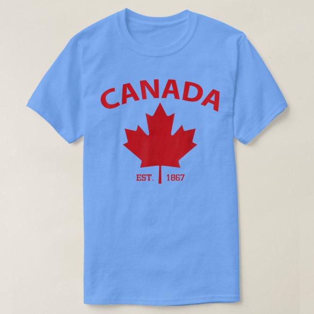 Camiseta Happy Canada Est  (Diseño del anverso)