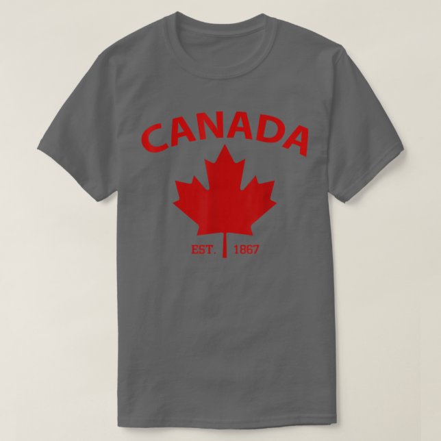 Camiseta Happy Canada Est (Diseño del anverso)