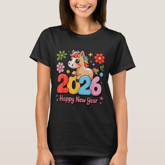 Camiseta Happy Chinese Lunar New Year 2026 Year Of The Fire (Anverso)