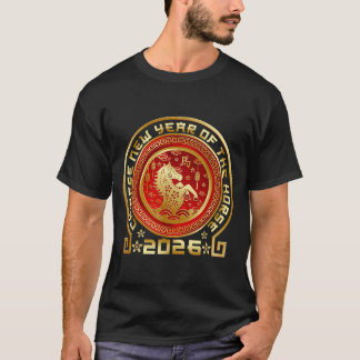 Camiseta Happy Chinese Lunar New Year 2026 Zodiac Year Of T
