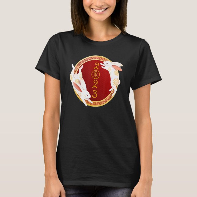 Camiseta Happy Chinese New Year 2023 Year Of The Rabbit Kid (Anverso)