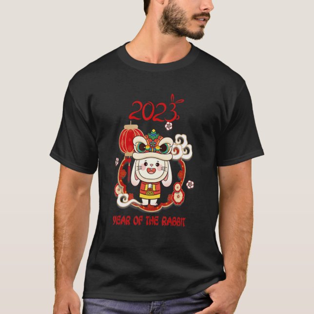 Camiseta Happy Chinese New Year 2023 Year Of The Rabbit Zod (Anverso)