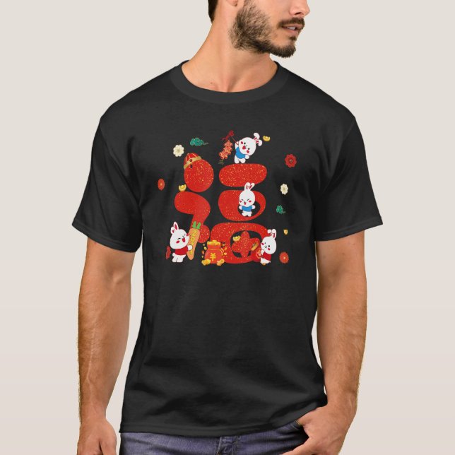 Camiseta Happy Chinese New Year 2023 Year Of The Rabbit Zod (Anverso)