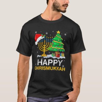 Camiseta Happy Chrismukkah Jewish Christmas Hanukkah Holida