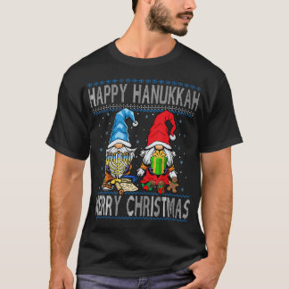 Camiseta Happy Chrismukkah Merry Christmas Happy Chanukah J