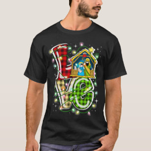 Camiseta Happy Christmas Love Nativity Laurie Furnell XMas