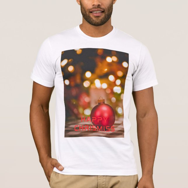 Camiseta Happy christmiss festive t shirt (Anverso)