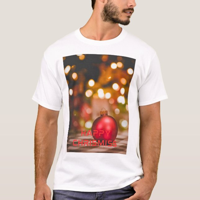 Camiseta Happy christmiss t shirt (Anverso)