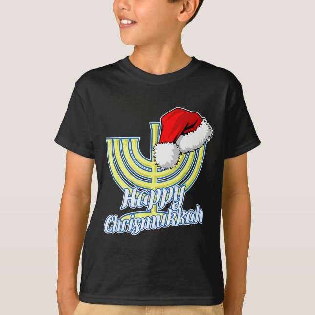Camiseta Happy Christmukkah Hanukkah Christmas  (Anverso)