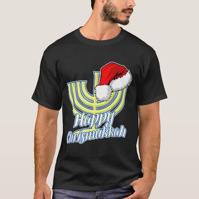 Camiseta Happy Christmukkah Hanukkah Christmas  (Anverso)