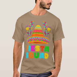 Camiseta Happy Cinco De Mayo Fiesta Squad Mexican Party Par