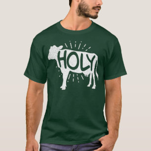 Camiseta Happy Cow Shirt Funny Holy Cow Pun Gift