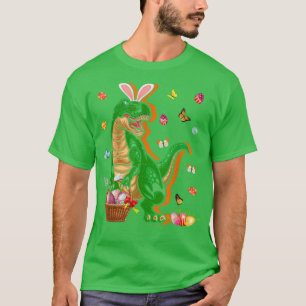 Camiseta Happy Dinosaur Easter Tre Bunny Egg Feast Spring H