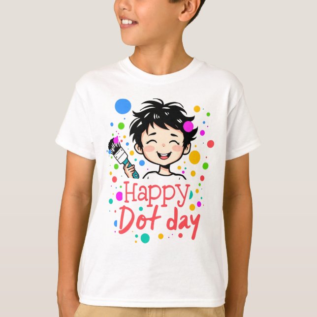 Camiseta Happy Dot Day - Back to School Teacher (Anverso)