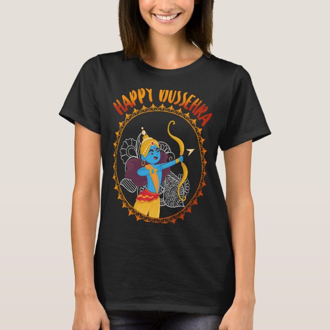Camiseta Happy Dussehra Indian Holiday Vijayadashami Dasara (Anverso)