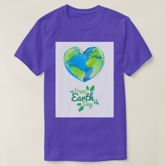 Camiseta Happy earth day 2 (Diseño del anverso)