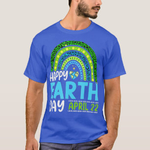 Camiseta Happy Earth Day 2022 Rainbow Trendy 52nd Anniversa