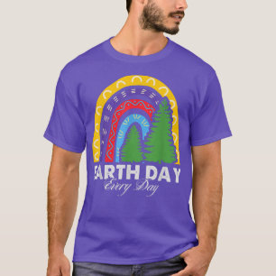 Camiseta Happy Earth Day Rainbow Cute Earth Lover Kids Todd