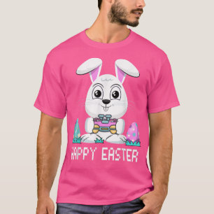 Camiseta Happy Easter Bunny Gaming Controller Eggs Video Ga