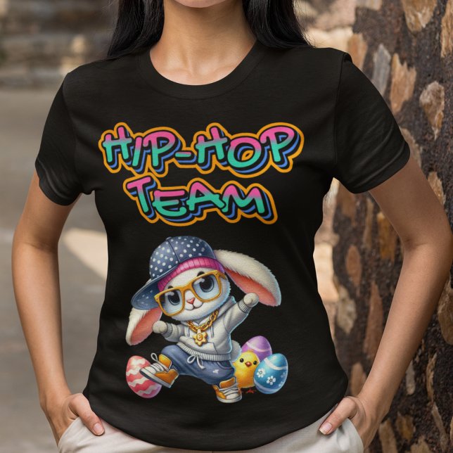 Camiseta Happy Easter Bunny Hip-Hop Team (Subido por el creador)