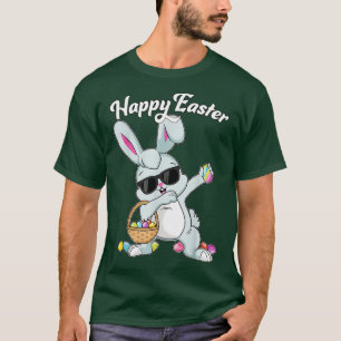 Camiseta Happy Easter Bunny Rabbit Face Funny Easter Day Wo