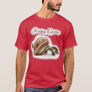 Camiseta Happy Easter Colorful Ukrainian Easter Eggs Women`