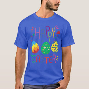Camiseta Happy Easter Cute Egg Christian or Catholic Holida