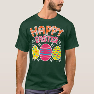 Camiseta Happy Easter Day Colorful Egg Hunting for Men Wome