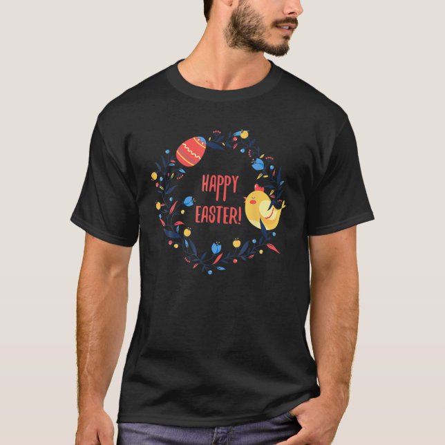 Camiseta Happy Easter Day Easter Bunny, Happy Spring Holida (Anverso)