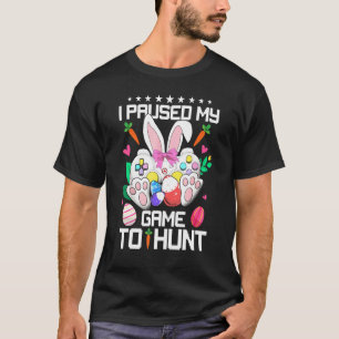 Camiseta Happy Easter Day Easter Eggs Bunny Game Controller