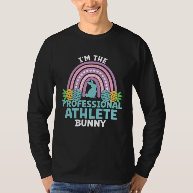 Camiseta Happy Easter Day I m the Professional Athlete Bunn (Anverso)